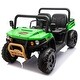 preview thumbnail 1 of 70, Two-Seater 24V Ride On UTV for Kids, Parental Control, Bluetooth, Rear Suspension, and Portable Handle for Easy Transport