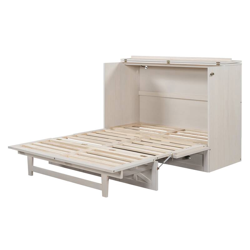 Modern Murphy Bed with Versatile Storage Drawers