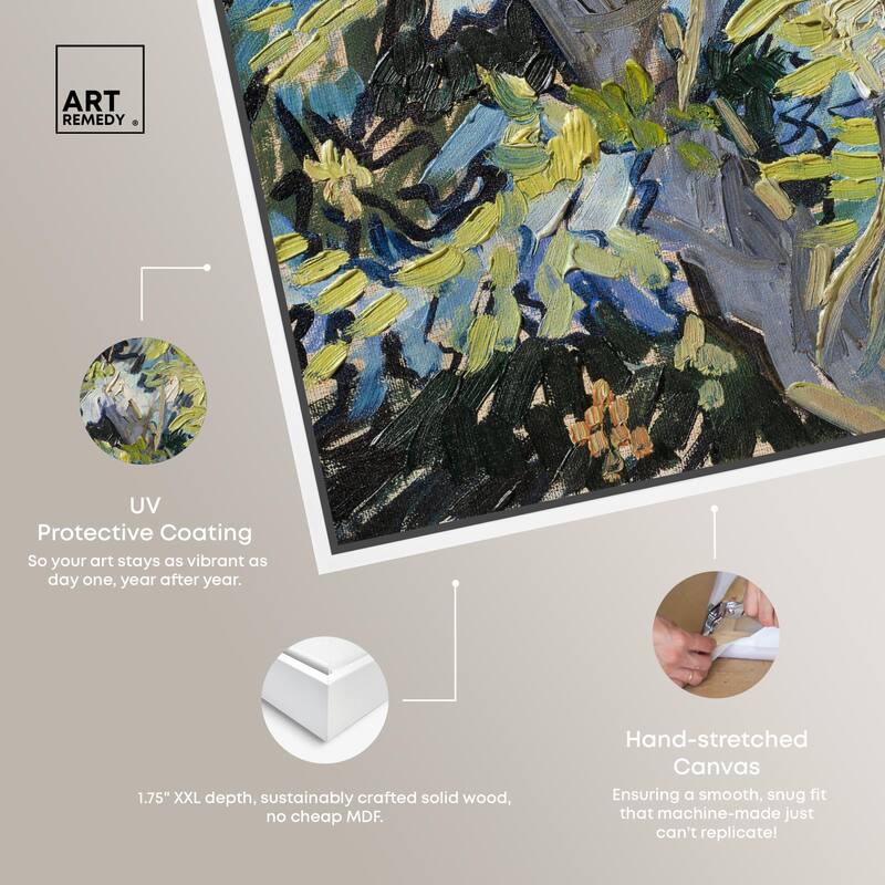 Blossoming Acacia Branches 1890 Canvas by Art Remedy