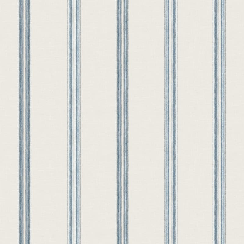 Chesapeake Johnny Blue Stripes Wallpaper