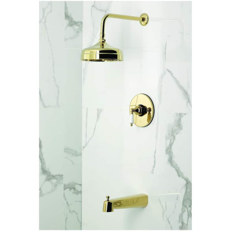 Kingston Brass KB633.PL Kingston Tub and Shower Trim Package with 1.8