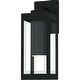 preview thumbnail 5 of 3, Earth Black LED Outdoor Wall Lantern from the Westover Collection