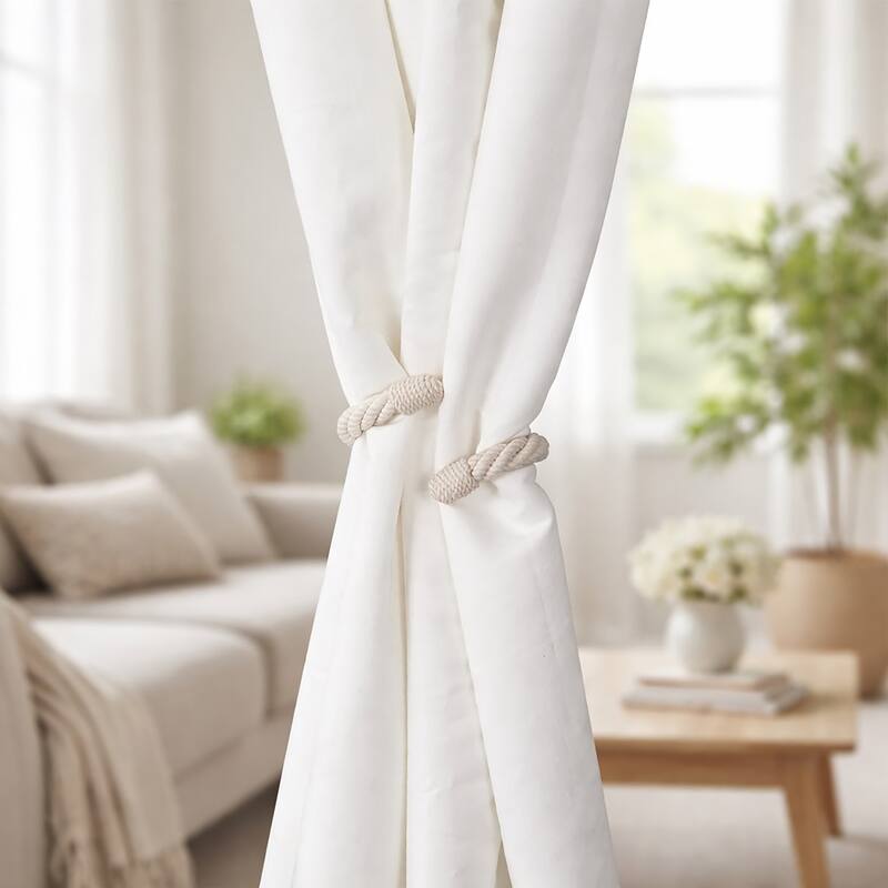 Elegant Rope Curtain Tie Backs Decorative Holdbacks