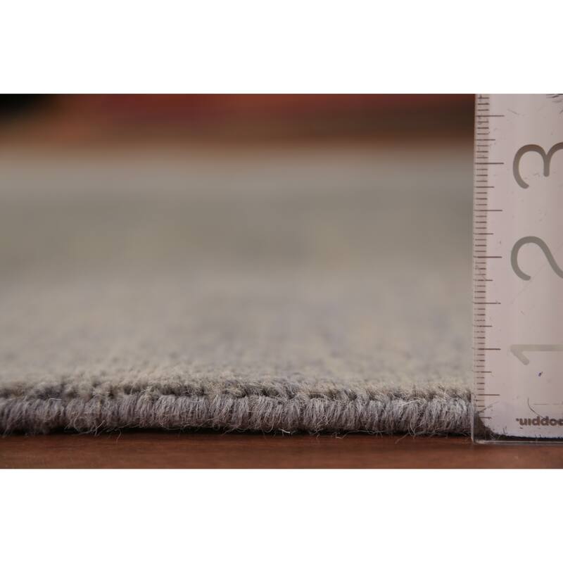 Gray Modern Gabbeh Oriental Area Rug Handmade Bedroom Wool Carpet - 4'11" x 6'5"