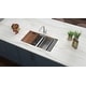 preview thumbnail 2 of 6, Ruvati 36-inch Workstation 60/40 Double Bowl Undermount 16 Gauge Stainless Steel Kitchen Sink - 36" x 19" - 36" x 19″