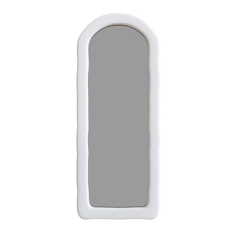 Thea 24 in. x 35 in. Mediterranean Arched Mirror