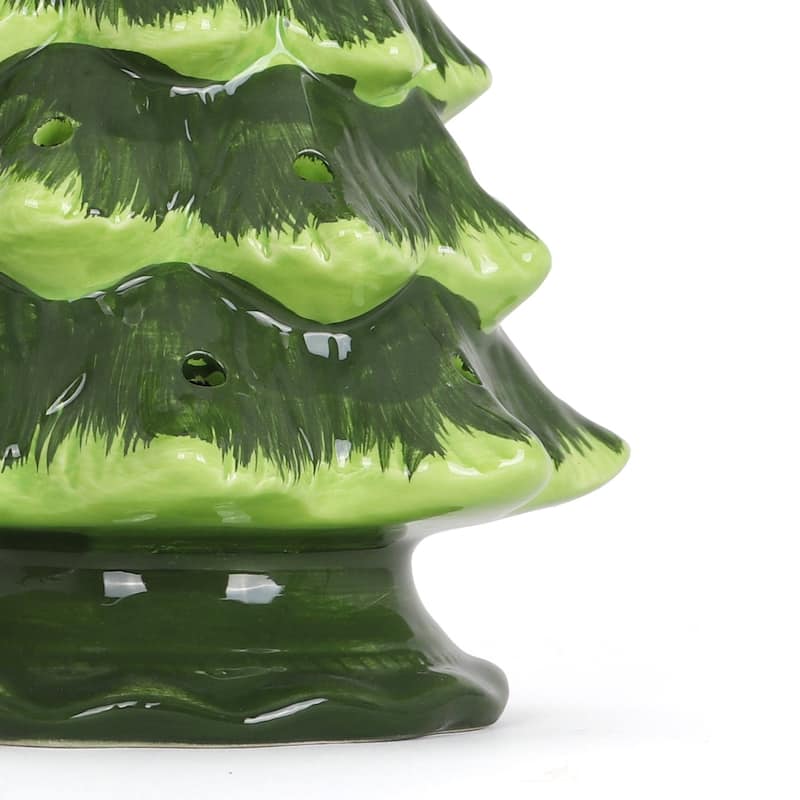 Blank Green Ceramic Christmas Tree