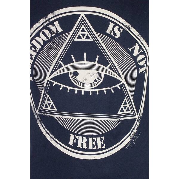 Shop Ring Of Fire Navy Short Sleeve Freedom Is Not Free