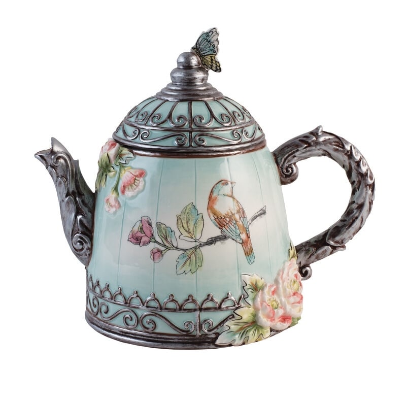 Fitz and Floyd English Garden Teapot