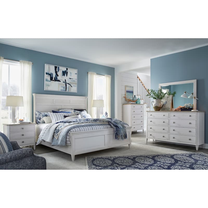 Salt Life Home Echo Isles Sea Pearl and Driftwood Drawer Chest
