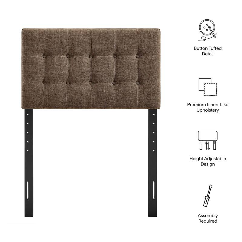 Emily Upholstered Fabric Headboard