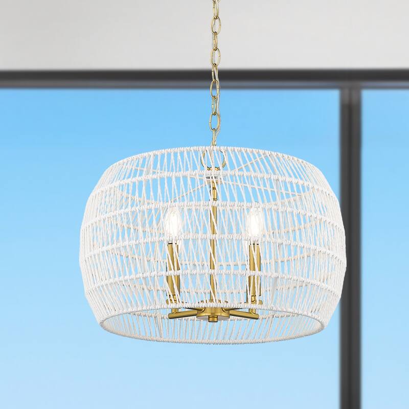 Ellie 19" Wide 4-Light Chandelier