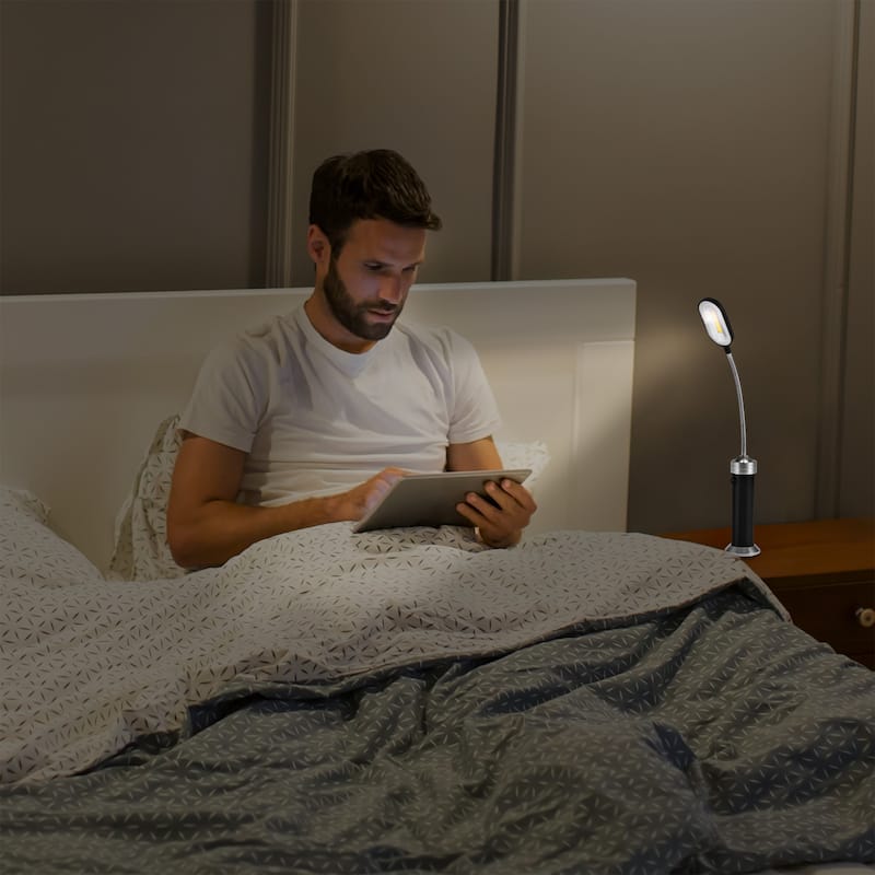 LED Concepts 2 Pack BBQ Grill LED Lights with Magnetic Base - Weather Resistant, Task Lighting Barbecue Grilling - 4 in