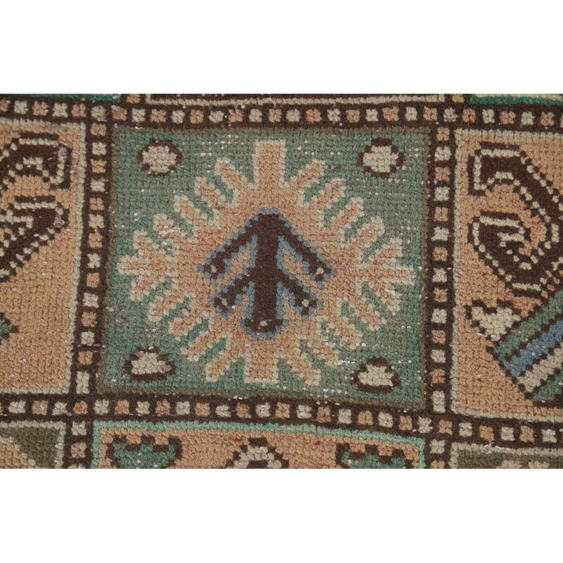 Garden Design Bakhtiari Persian Vintage Rug Hand-Knotted Wool Carpet - 5'1"x 9'7"