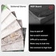 preview thumbnail 13 of 27, Kitchen Dining Table Marble Tabletop Round Modern Sintered Stone Bar Bistro Table