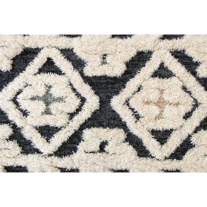 Sevita Diverse Modern Geometric Hand-Tufted Round Rug