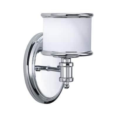 Vaxcel Lighting Carlisle Single Light 8" High Bathroom Sconce