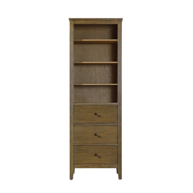 Kensington 16-28 Inch Open Shelving Bath Storage Cabinet