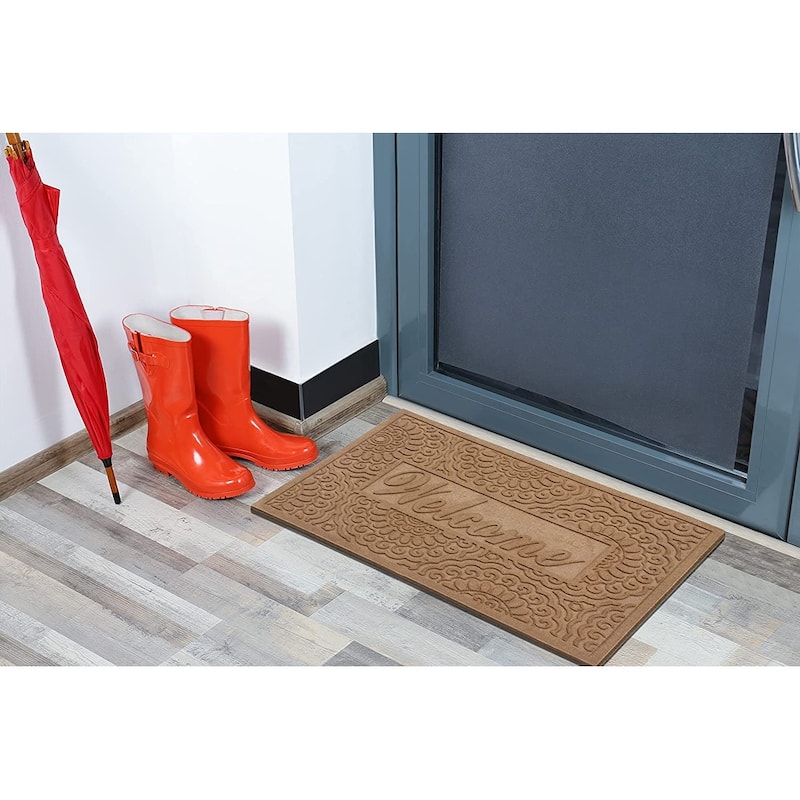 A1HC Water retainer Indoor/Outdoor Doormat, 24" x 36", Skid Resistant