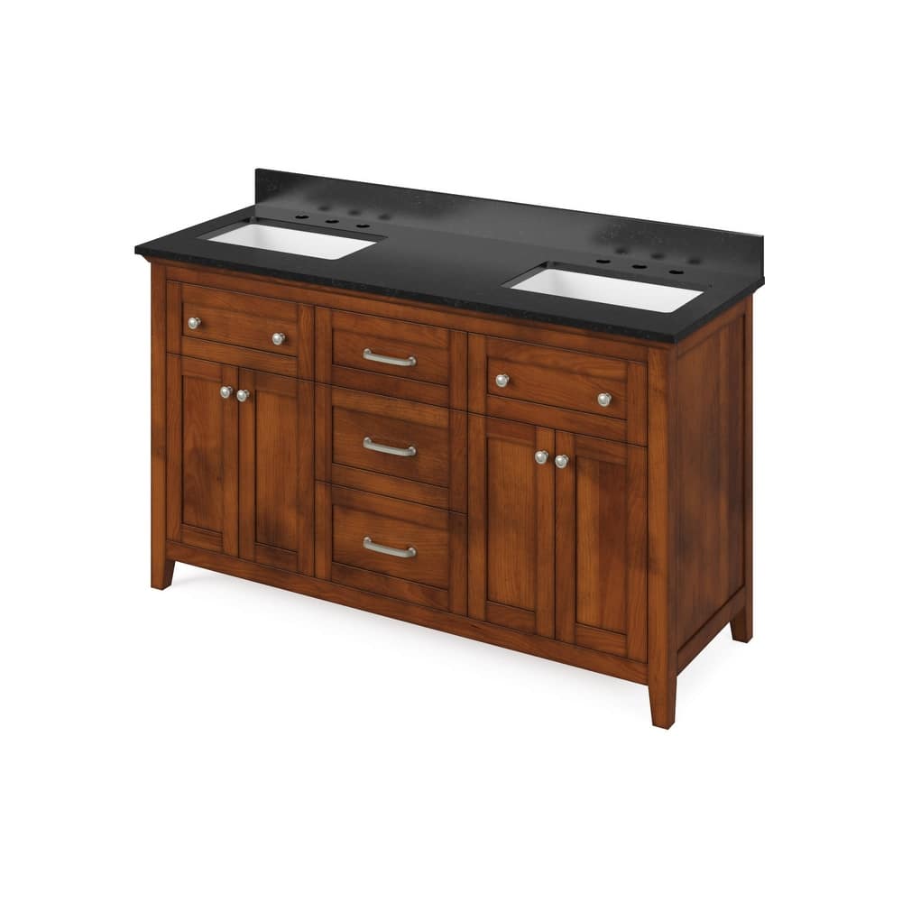 Jeffrey Alexander VKITCHA60R-GRANITE Chatham 60" Free Standing Double