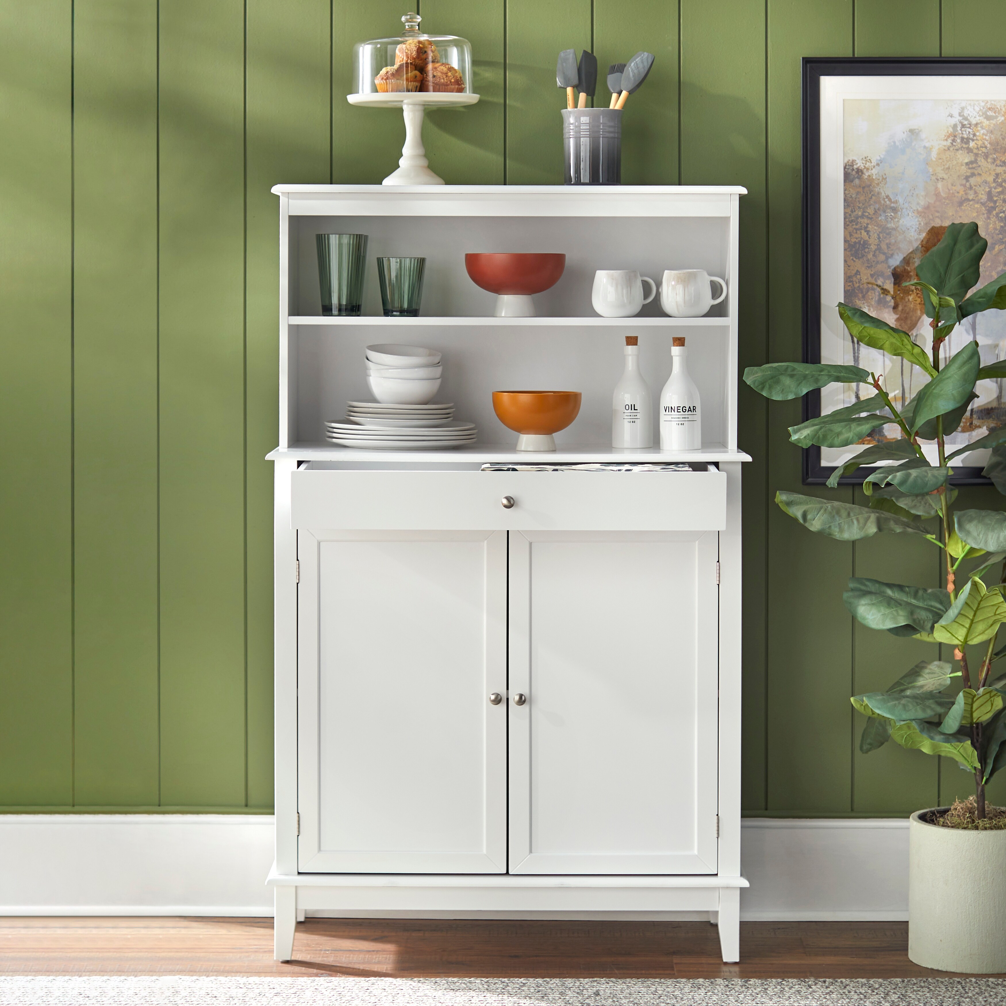 Simple Living Farmhouse Buffet with Hutch On Sale Bed Bath
