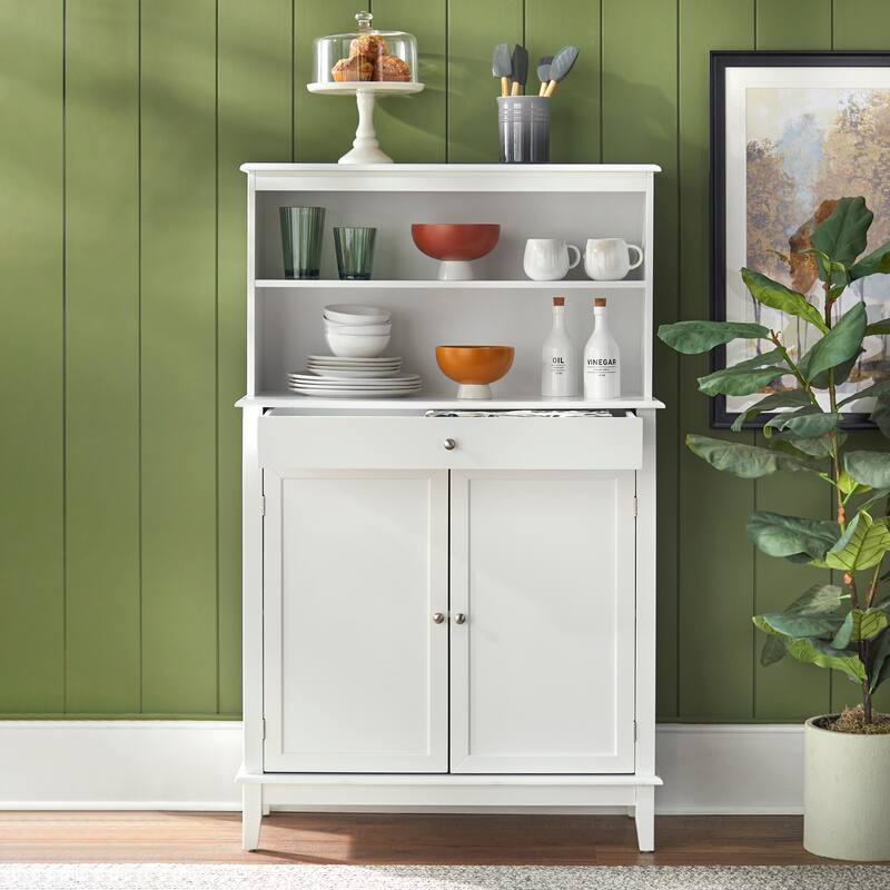 Simple Living Farmhouse Buffet with Hutch