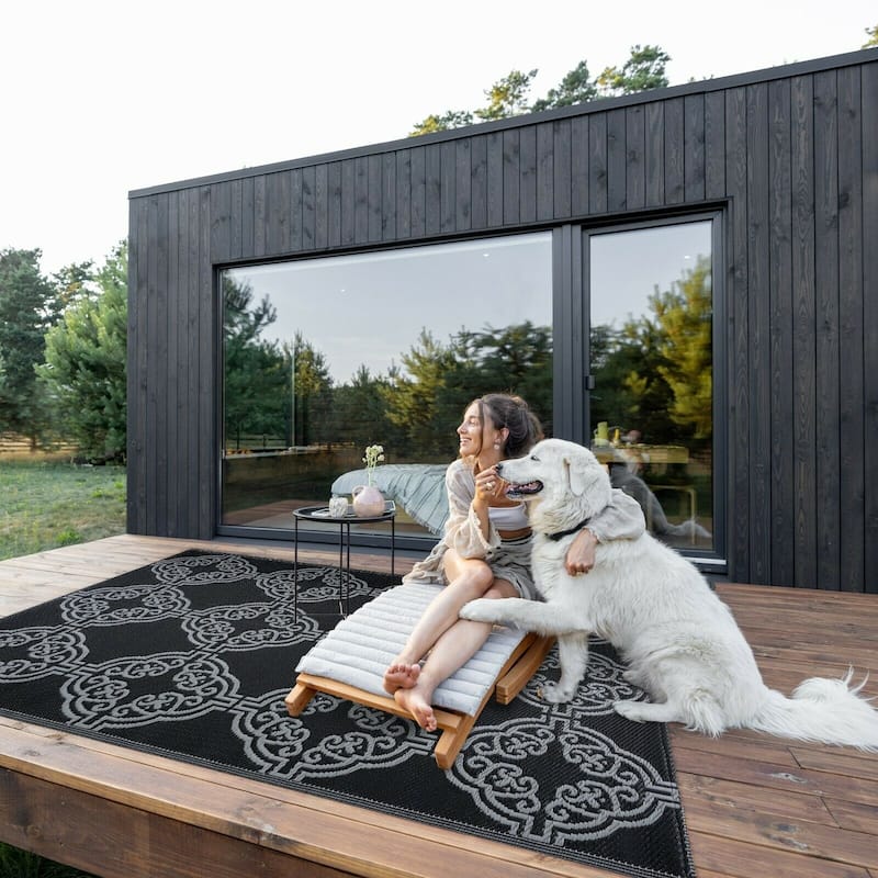 Marrakech Design 100% Eco-friendly Lightweight Plastic Outdoor Mat/Rug