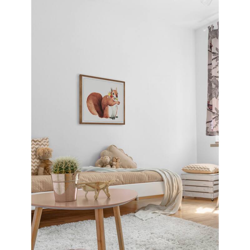 Flower Crown Forester II Framed Wall Art, Floral Delight - A Blooming Accent for Your Living Space