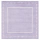 preview thumbnail 9 of 127, SAFAVIEH Handmade Bella Alverta Dotted Border Wool Rug 5' Square - Lavander/Ivory