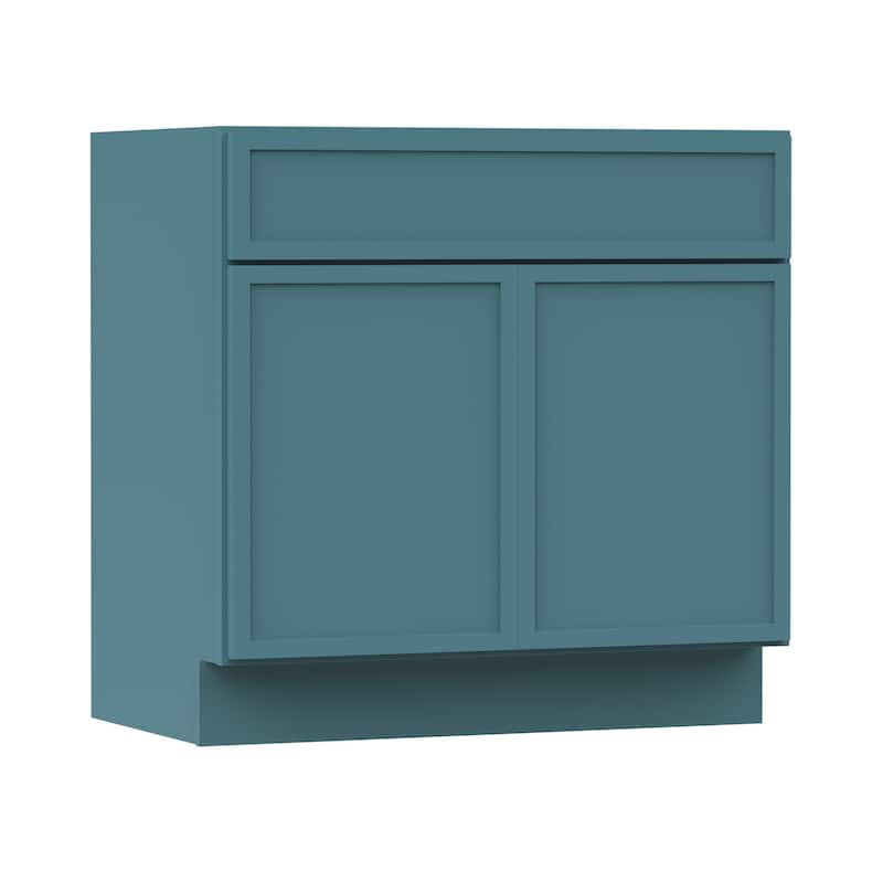 Vanity Art 33" Freestanding Single Base Storage Cabinet with Soft Close Doors