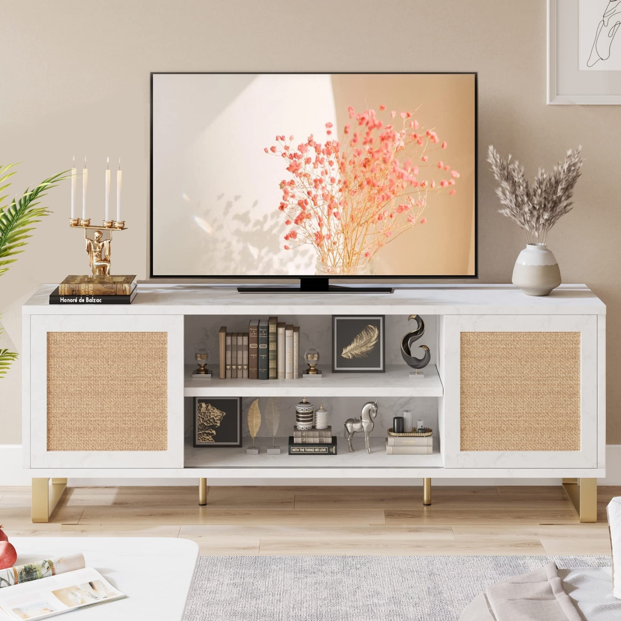 Glam tv stand 65 new arrivals inch