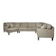 preview thumbnail 9 of 14, Lauren 3-piece Contemporary Angled 6-Seater Sectional