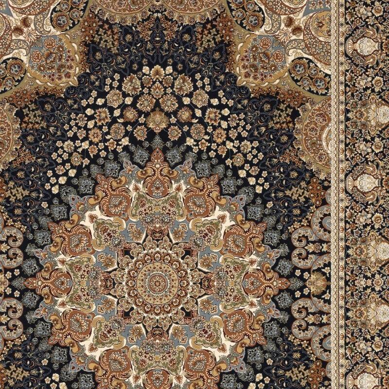 HomeRootsMedallion Traditional Rectangle Area Rug