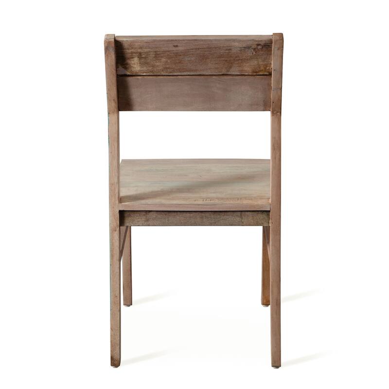 Cordoba Reclaimed Teak Dining Chairs, Set of 2