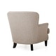preview thumbnail 5 of 12, Hartshorn Upholstered Club Chair and Ottoman Set by Christopher Knight Home
