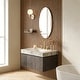 preview thumbnail 34 of 98, Floating Bathroom Vanity with 3 Pre-drilled Faucet Holes