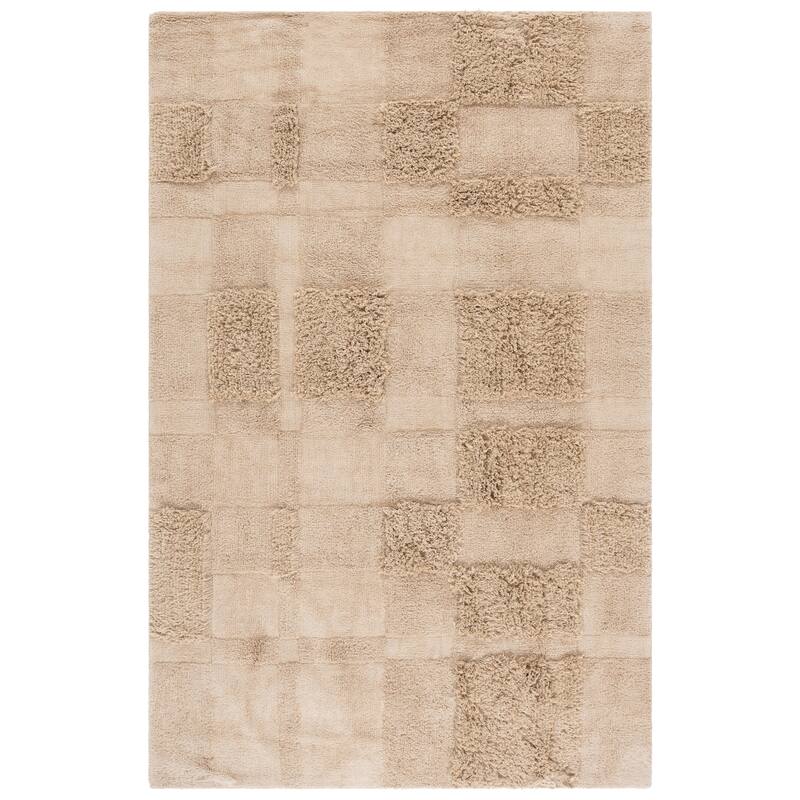 SAFAVIEH Handmade Easy Elli Care Machine Washable Rug - 6' x 9' - Beige
