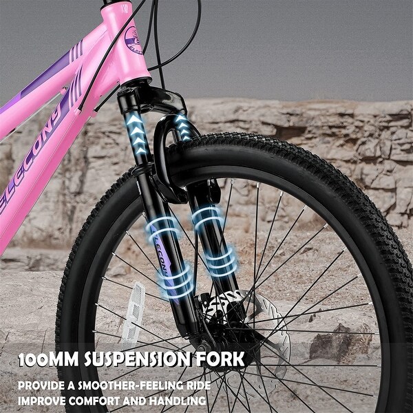 26 inch Mountain Bike for Teenagers Girls Women, Shimano 21