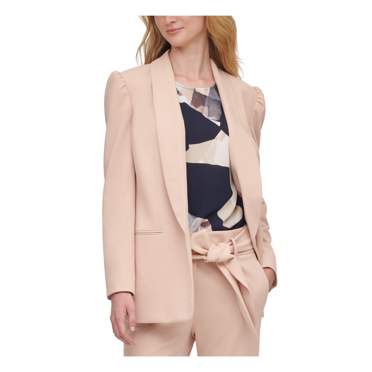 dkny pink blazer
