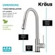 preview thumbnail 57 of 149, Kraus 2-Function 1-Handle 1-Hole Pulldown Sprayer Brass Kitchen Faucet