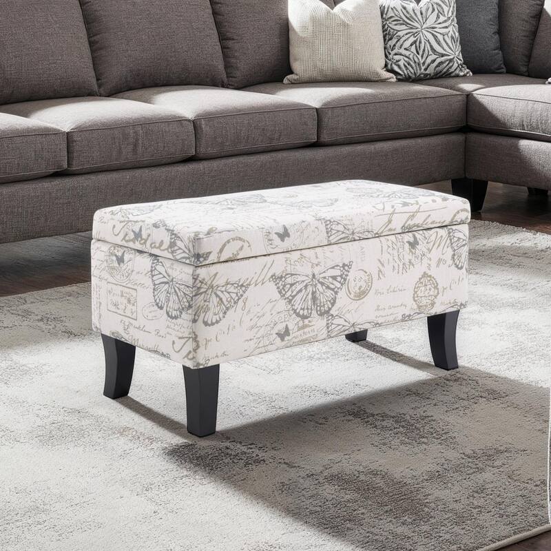 Storage Ottoman - Space-Saving Design with Seating, Storage Compartment, and Contemporary Look for Any Room