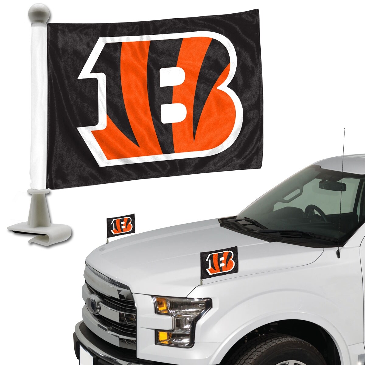Shop Cincinnati Bengals Flag Set 2 Piece Ambassador Style Overstock 27570536