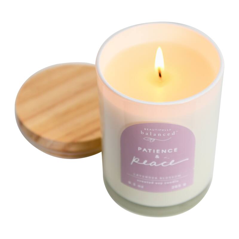 Beautifully Balanced Lidded Glass Scented Candle