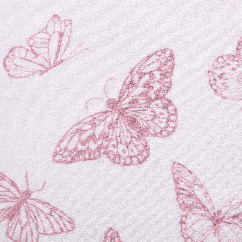 Betsey Johnson Printed Ultra Soft Plush Reversible Blanket