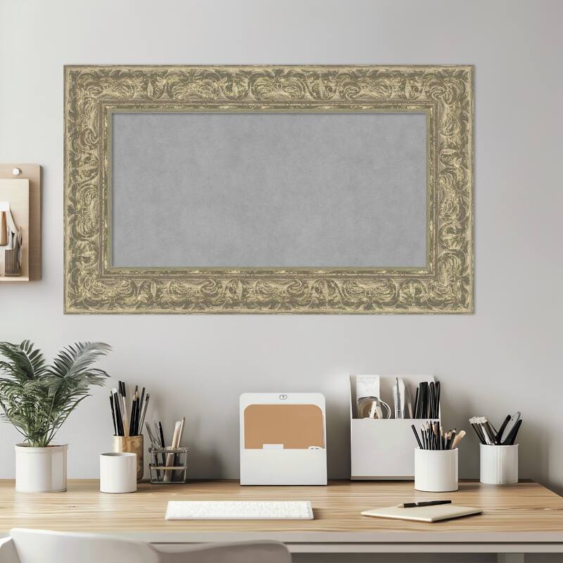 Amanti Art Luxe Antique Silver Framed