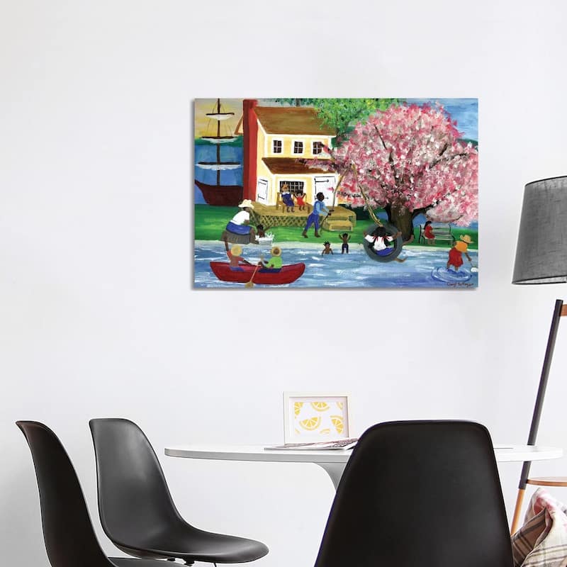 iCanvas "African American Summertime Homestead" by Cheryl Bartley Canvas Print - 26x40x1.5