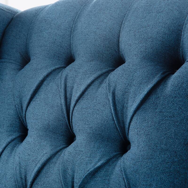 27.16" Wide Manual Wing Recliner Chair with Silver Bubble Nails