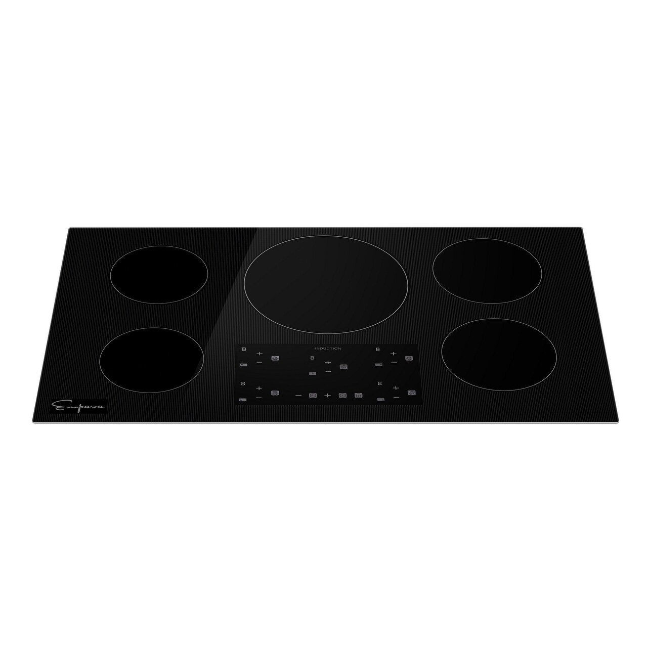 36-in Induction Cooktop with 5 Elements Including 3,700-Watt Element - Black