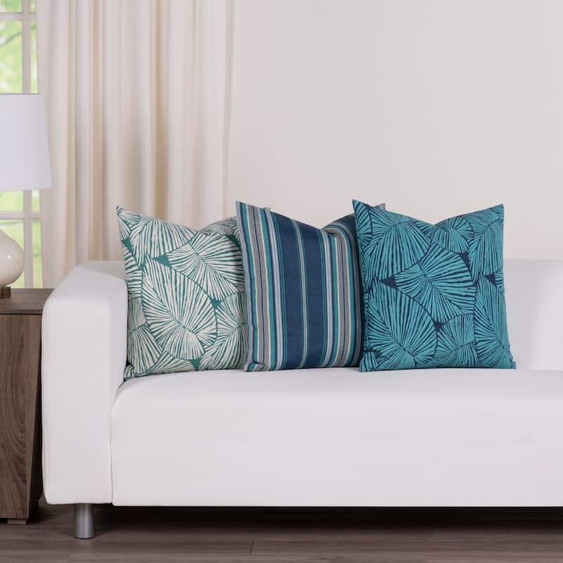 Siscovers Paradise Palm Solarium Indoor/Outdoor Throw Pillow