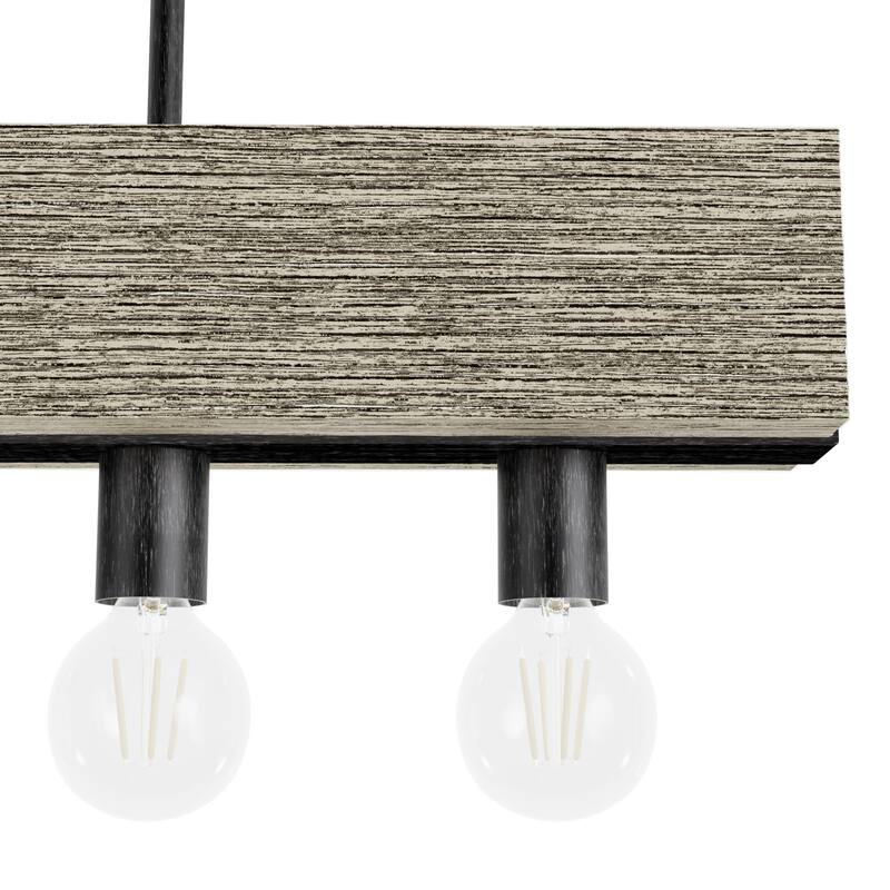 Hunter Donelson Linear Chandelier - Rustic, Farmhouse, Industrial - Kitchen Island, Dining Room